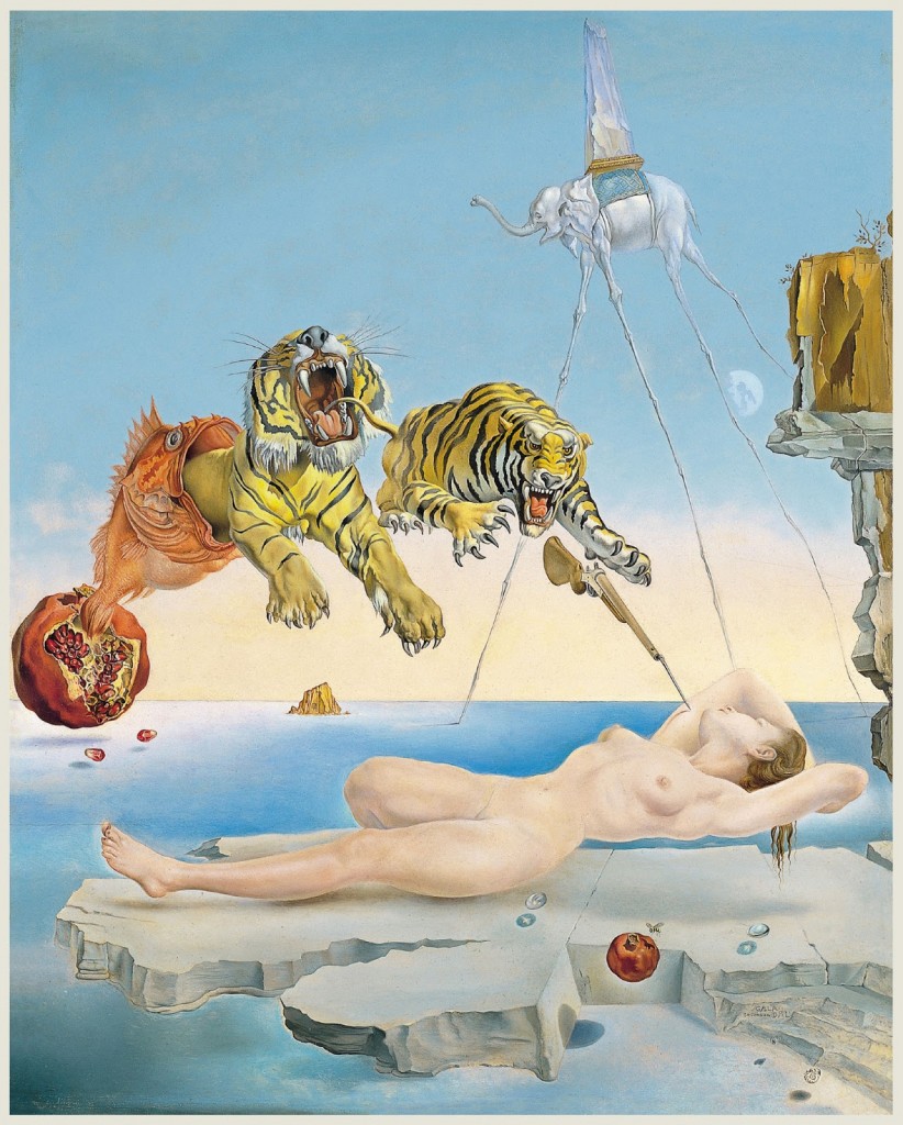 salvador-dalc3ad-dream-caused-by-the-flight-of-a-bee-around-a-pomegranate-a-second-before-waking-up-1944