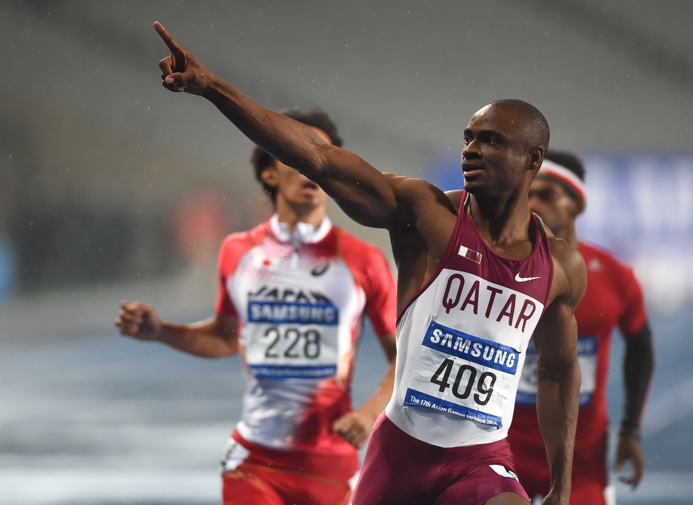 Femi Ogunode will represent Team Qatar at the 2016 Summer Olympics in Rio De Janeiro