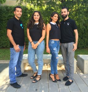 TopShou team with founder Loubna Ibrahim (second from the right)