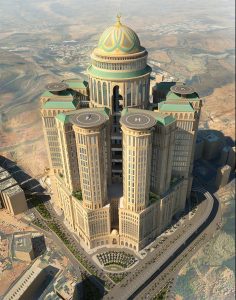 Aerial view of Abraj Kudai design which will be the world's largest hotel once complete