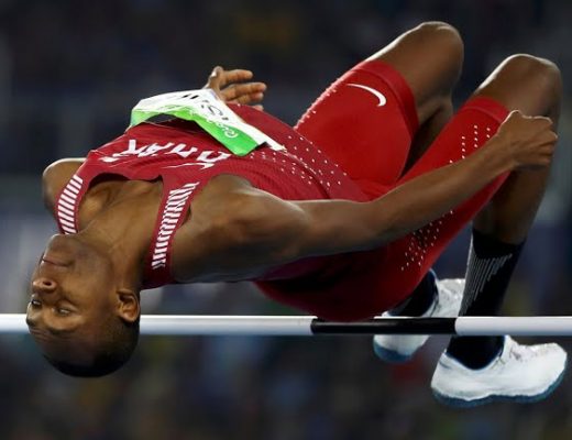 Qatari high jump champion Mutaz Barshim at Rio 2016 Olympic Games - Picture from Rio 2016 website