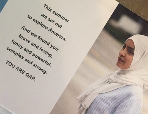 Gap campaign featuring woman in hijab