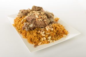 Kabsa, Qatar's national dish.