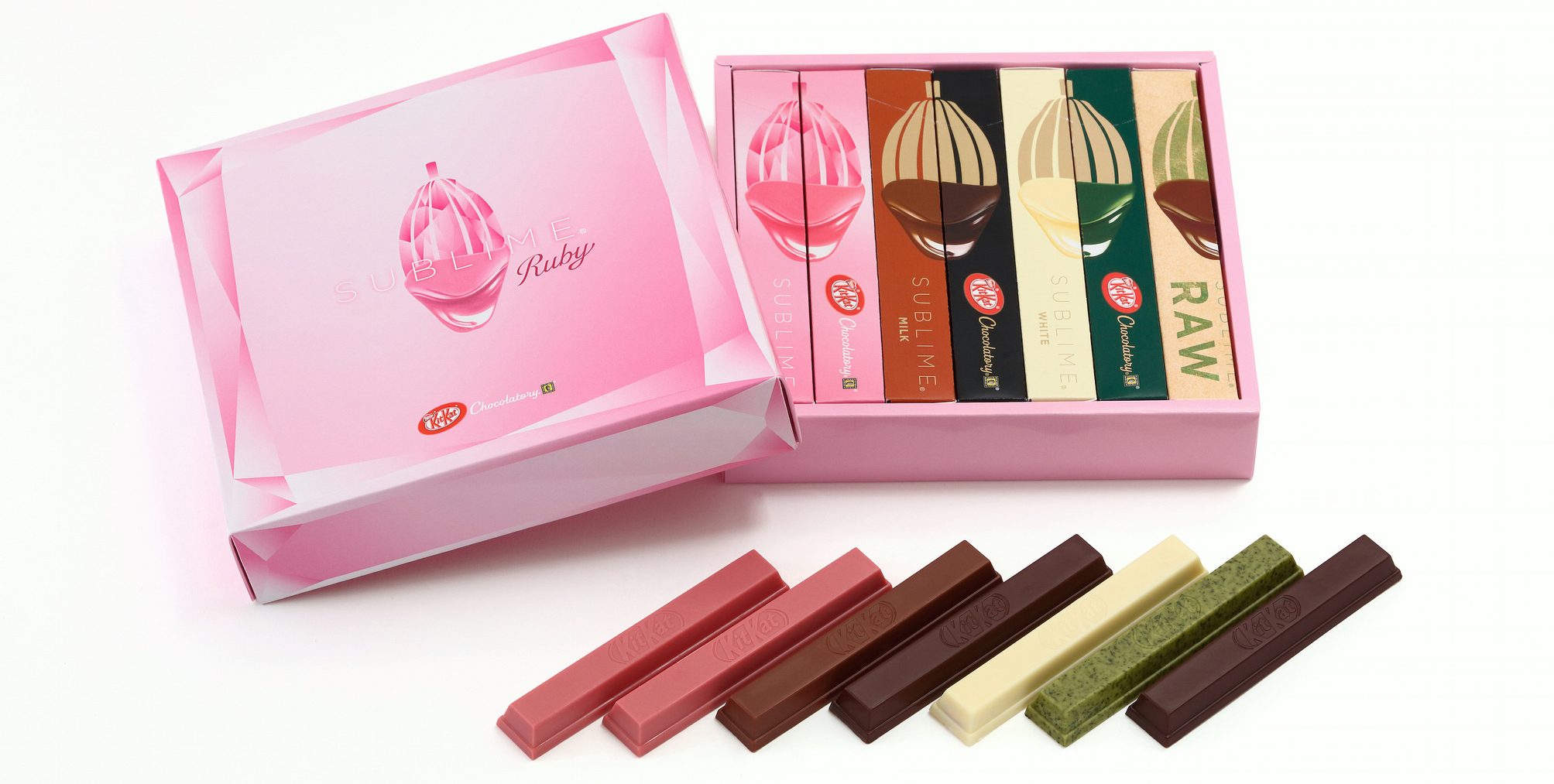 Sublime Ruby KitKat gift box - Flickr/ Nestlé Japan
