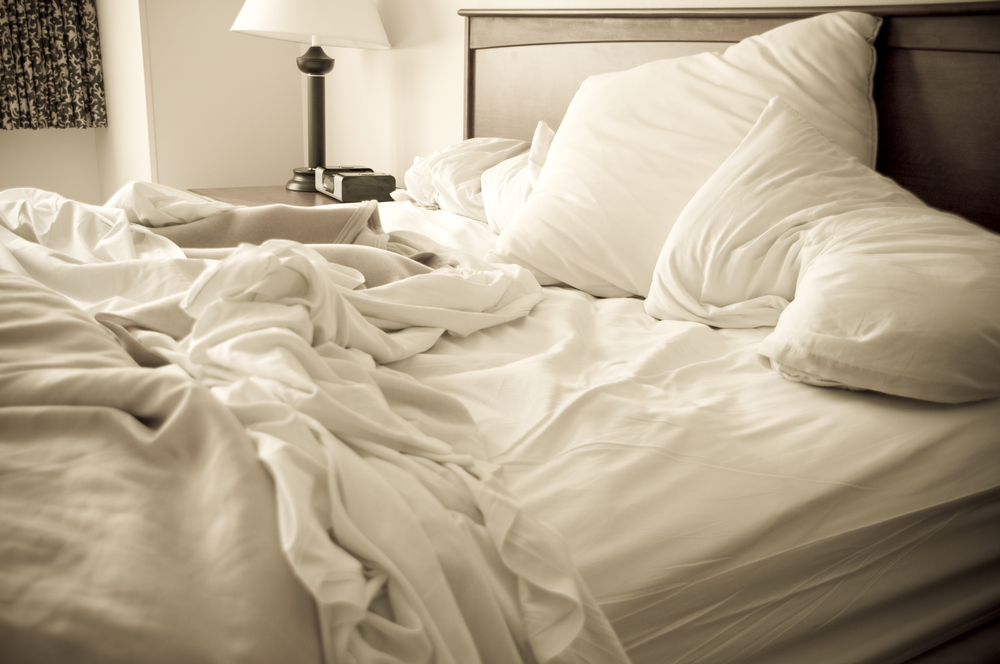 bed sheets and pillowcases are full of bacteria and fungi