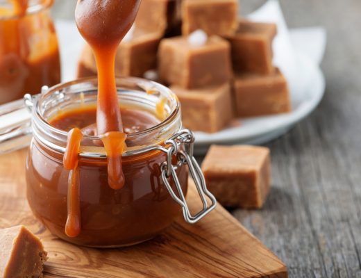 The main difference between caramel, toffee and butterscotch is the type of sugar and cooking time