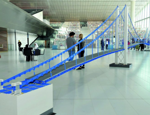 Qatar National Library, Doha, is home to the world’s longest bridge made of LEGO