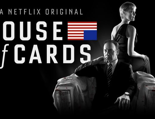 Netflix original series House Of Cards starring Kevin Spacey and Robin Wright