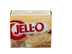 Jell-O Pudding are popular vegan foods