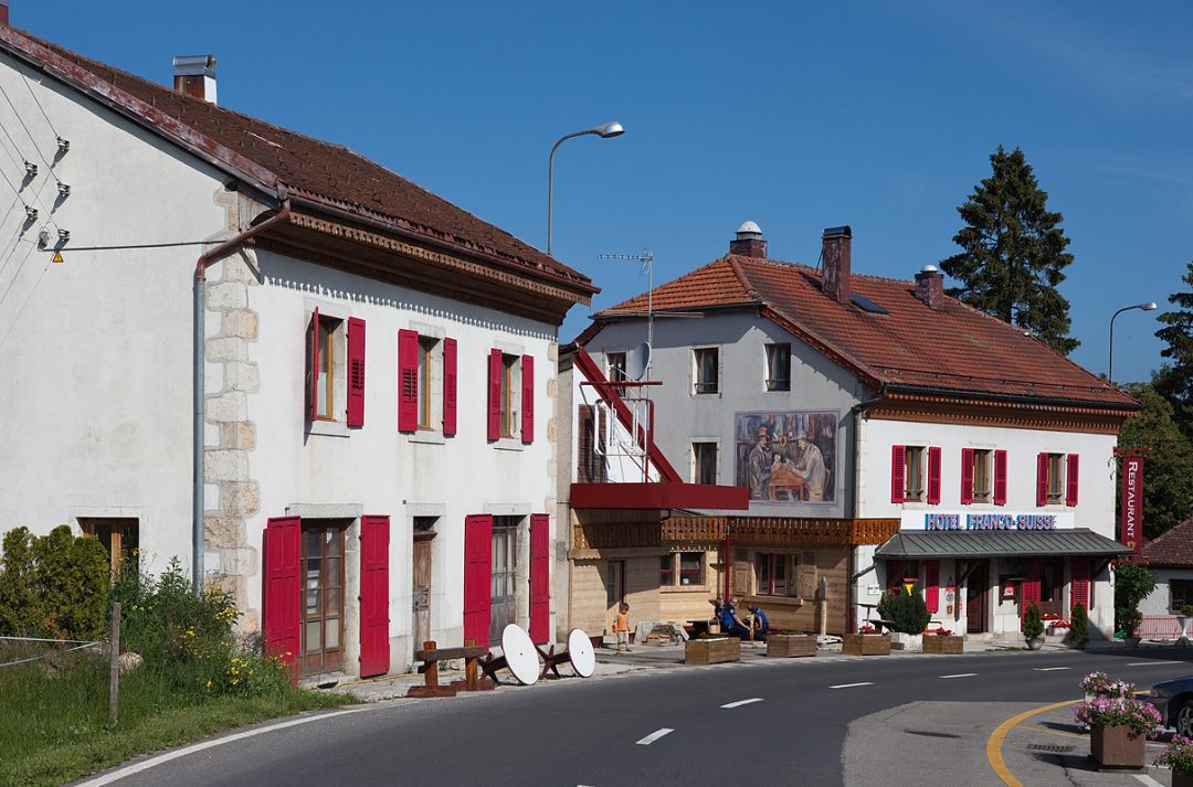 Hotel Arbez lies on the borders between France and Switzerland