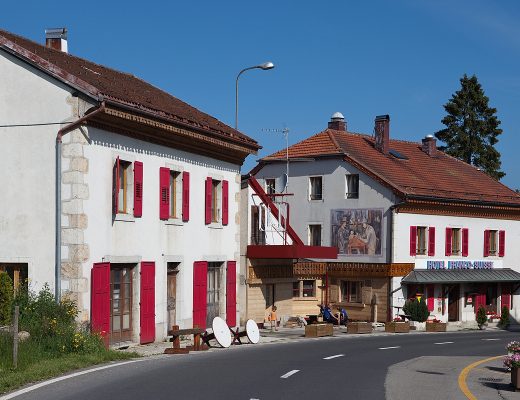 Hotel Arbez lies on the borders between France and Switzerland