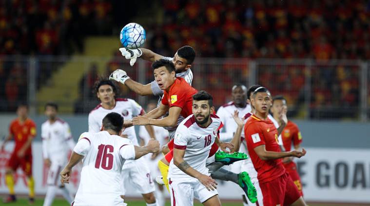 Qatar Vs. China in the Russia 2018 World Cup qualifiers
