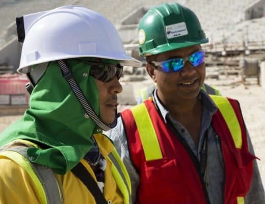 High-Tech Helmets For 2022 World Cup Workers