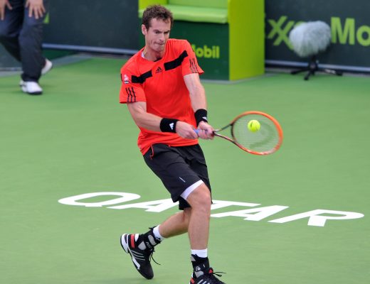 Andy Murray at the Qatar Open - Doha News