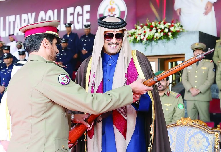 Under the patronage of the Ruler of Qatar, Emir Sheikh Tamim bin Hamad Al-Thani, Ahmed bin Mohammed Military College just graduated its 12th class of officer cadets