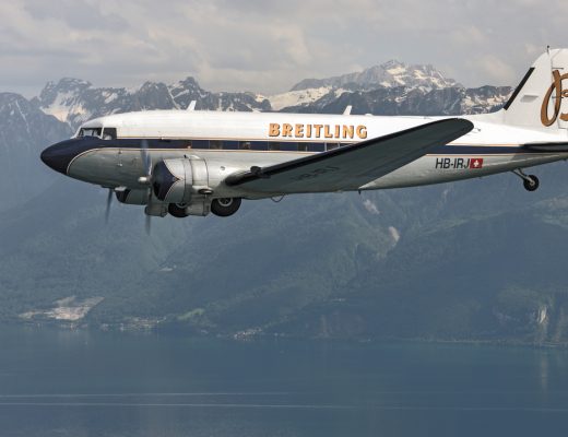 The Breitling DC-3 World Tour arrives in Doha
