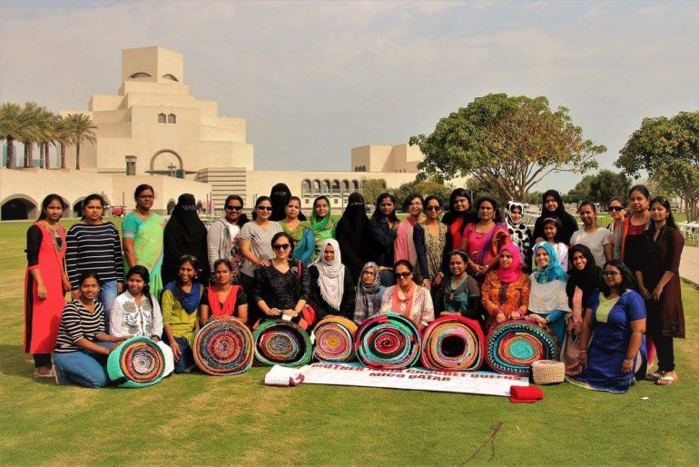 The Qatar chapter of Mother India’s Crochet Queen are trying to set a new Guinness World Record - The Peninsula