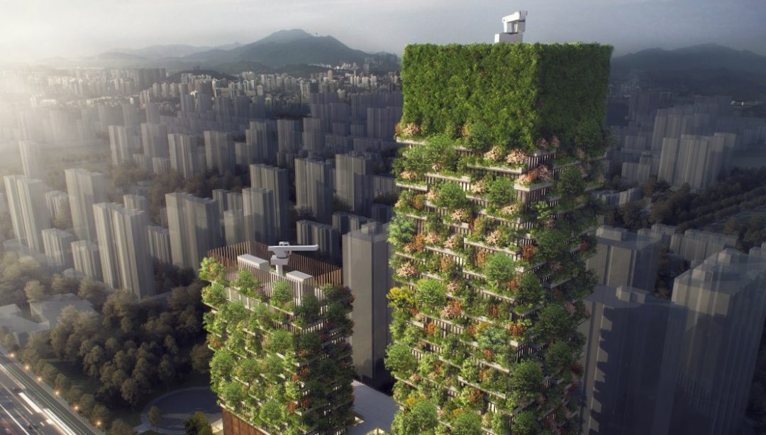 Nanjing Green Towers, Nanjing Vertical Forest Project - Stefano Boeri Architetti