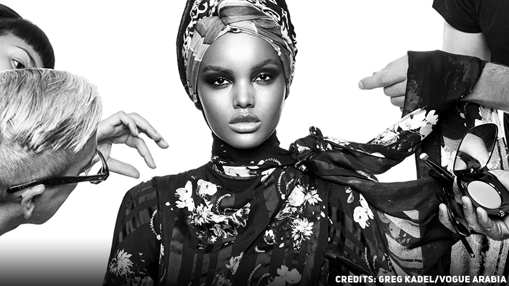 Halima Aden, the first hijabi woman on the cover of Vogue