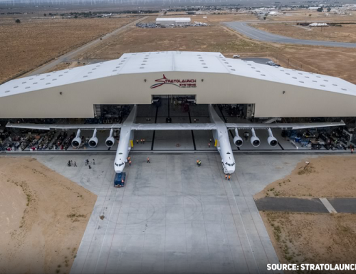 Stratolaunch, the largest airplane in the world.