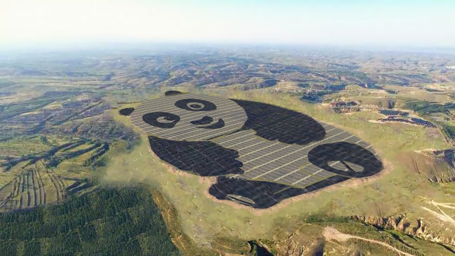 The Panda Green Energy power plant in Datong, China