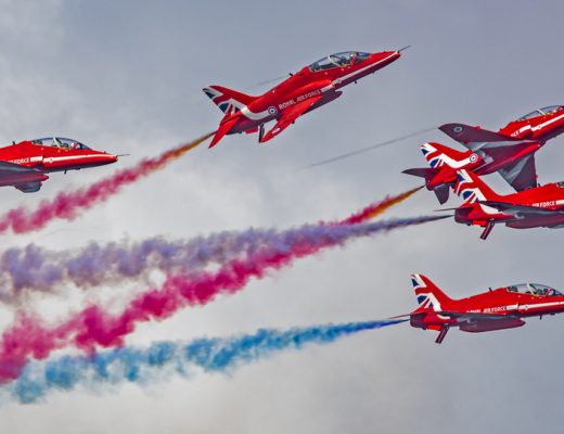 The United Kingdom's Royal Air Force RAF Red Arrows will perform in Qatar this September