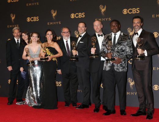 The cast of Veep, winners at the 69th Primetime Emmy Awards