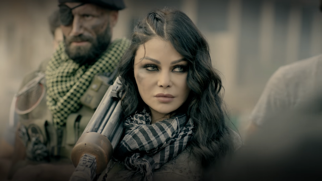 Lebanese Haifa Wehbe is the new face of Invasion video game by WIZZO and mbc group