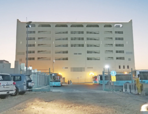 new parking building in Doha next to Souq Waqif, by Kahramaa
