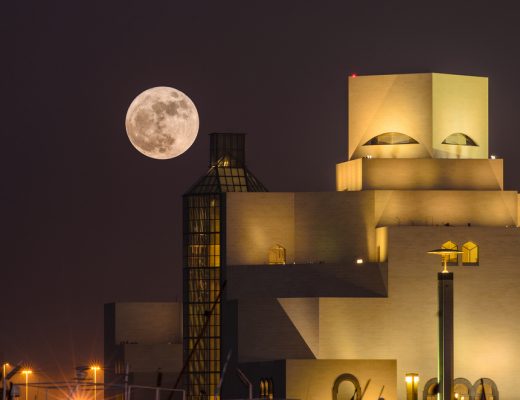 supermoon, close full moon, visible over Qatar this weekend