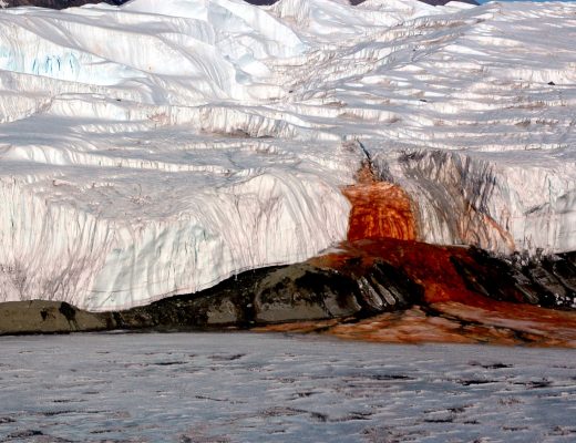 Blood Falls at Taylor Glaciers in Antarctica - National Science Foundation by Peter Rejcek