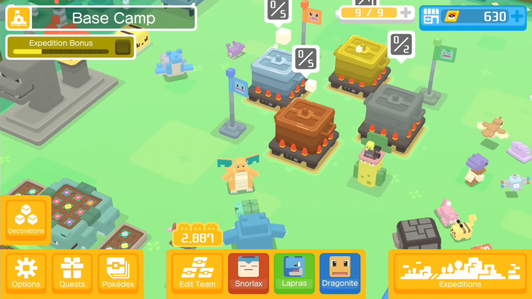Pokemon Quest and Pokemon Let's Go are three of four new Pokemon games for Nintendo Switch