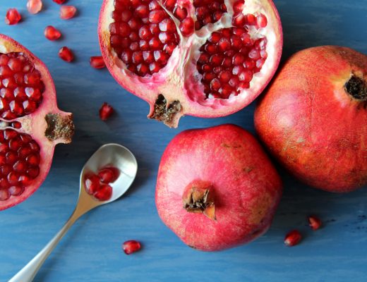 superfood pomegranate and juice is rich in antioxidants and vitamins