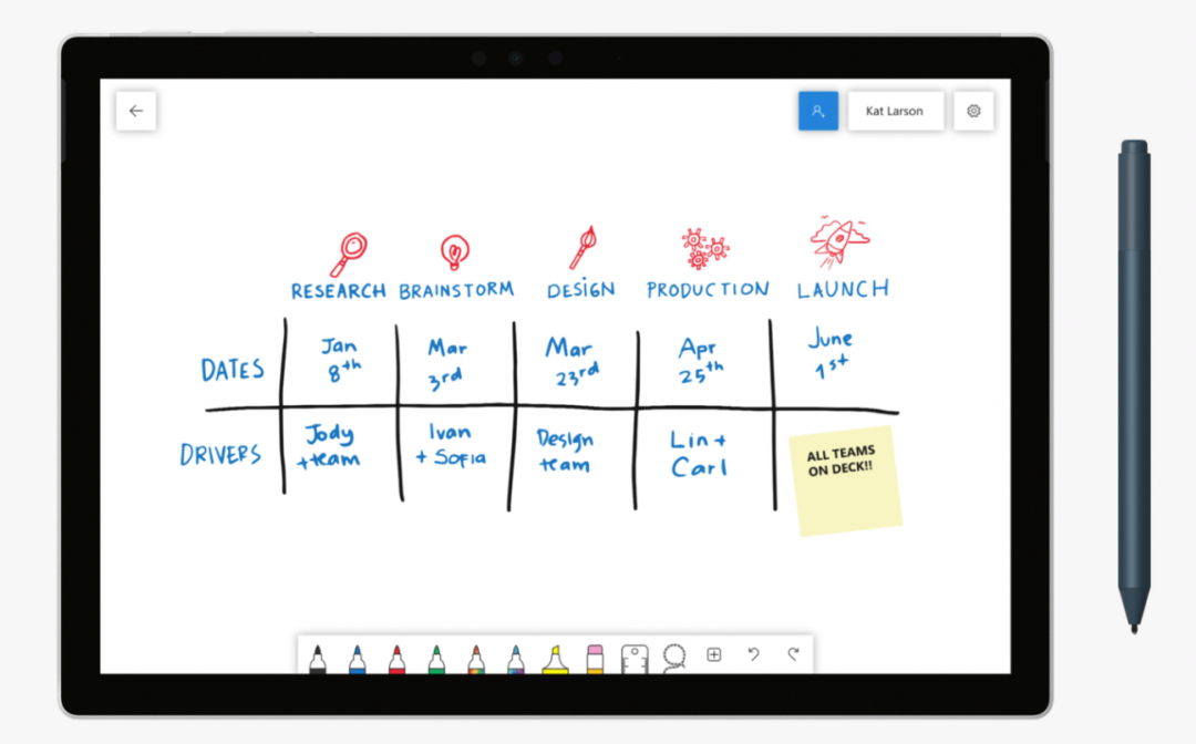 microsoft whiteboard is now available on windows and soon on ios