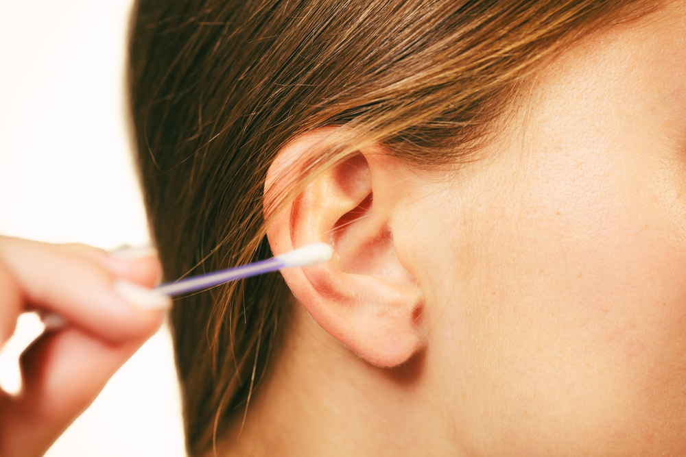 never clean your ears with cotton swabs