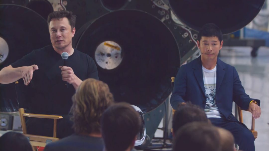 Elon Musk will send Yusaku Maezawa to the moon in a SpaceX Big Falcon Rocket
