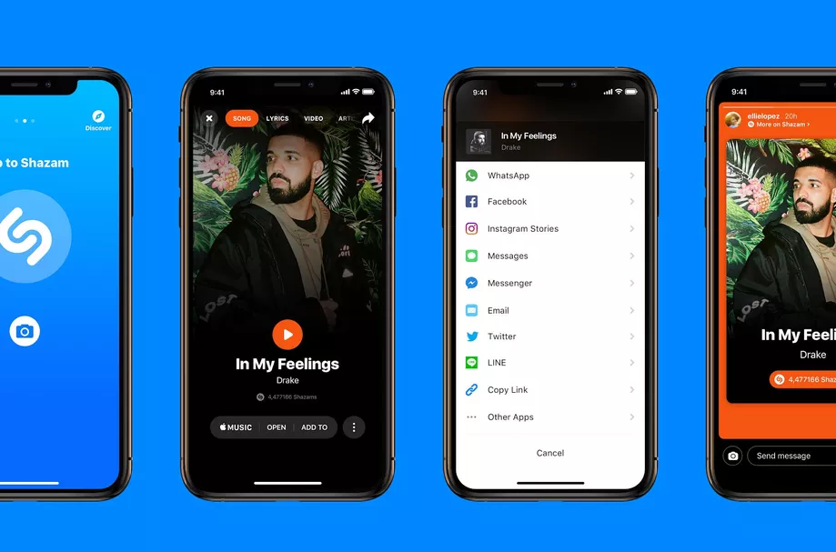 Share Shazam searches and IGTV videos directly to your Instagram Story