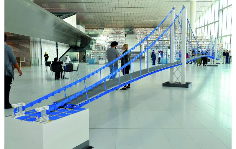 Qatar National Library, Doha, is home to the world’s longest bridge made of LEGO
